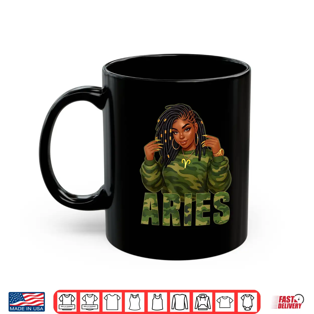 Aries Queen Loc’D Black Woman Camo Zodiac Sign Shirt Aries Queen Loc’D Black Woman Camo Zodiac Sign Shirt