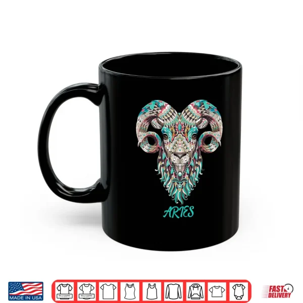 Aries Zodiac Sign Astrology T Shirt March April Birthday Shirt 3 Mug Aries Zodiac Sign Astrology T Shirt March April Birthday