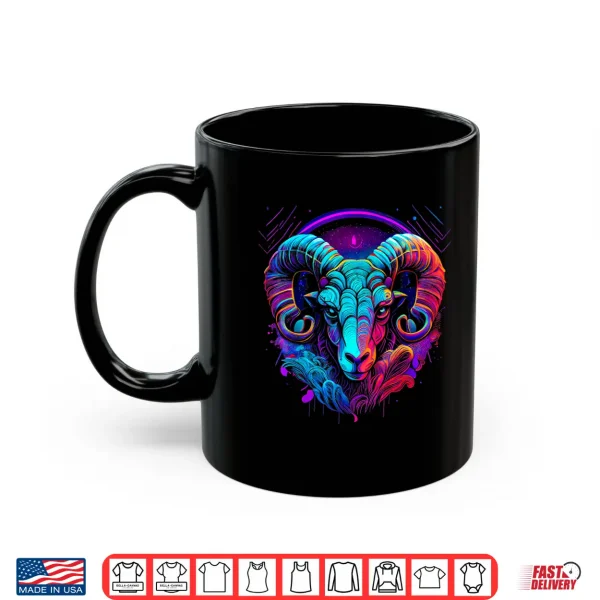 Aries Zodiac Sign Ram Graphic Astrology Cool Horoscope Art Shirt 3 Mug Aries Zodiac Sign Ram Graphic Astrology Cool Horoscope Art Shirt