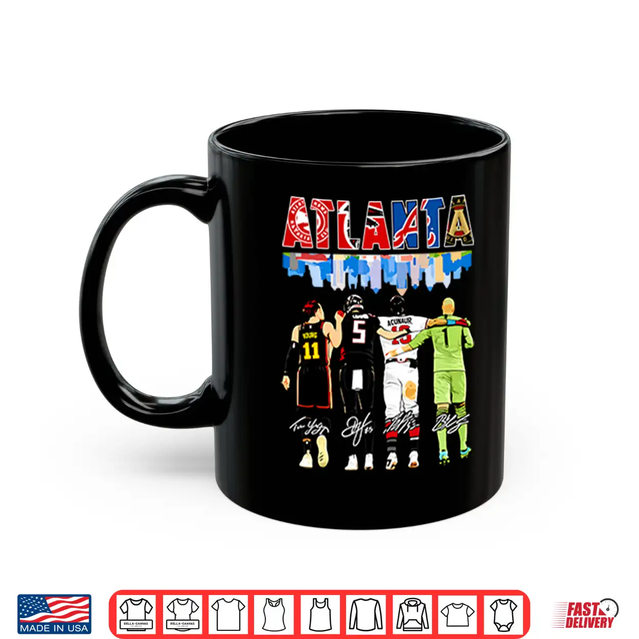 Atlanta Sports Legends Shirt Atlanta Sports Legends Shirt