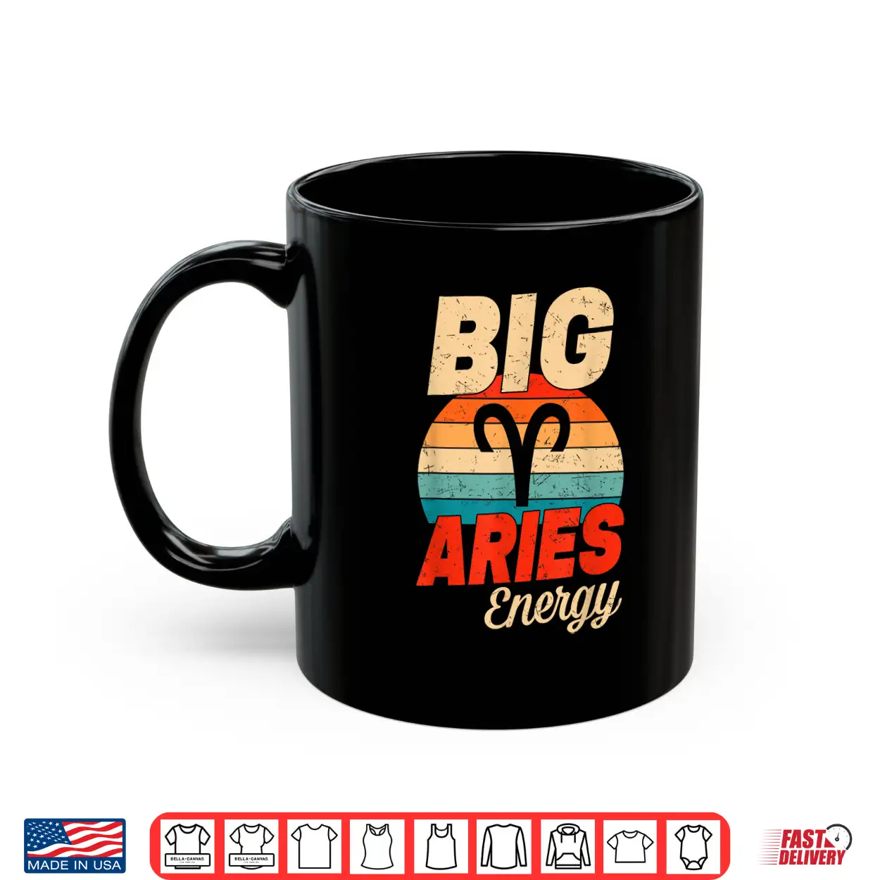 Big Aries Energy Men Women Retro Sunset Zodiac Birthday Shirt Big Aries Energy Men Women Retro Sunset Zodiac Birthday Shirt