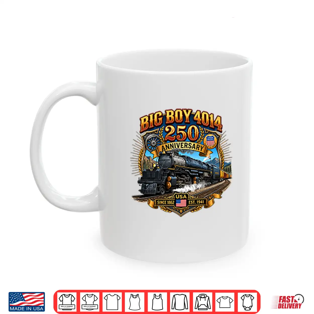 Big Boy 4014 Train Usa 250Th Anniversary Shirt Big Boy 4014 Train Usa 250Th Anniversary Shirt