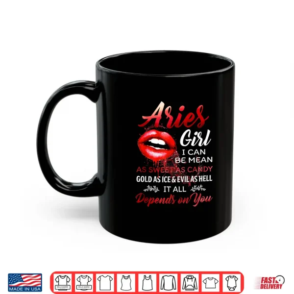 Birthday Gift Girl Zodiac Aries For Women Aries Zodiac Shirt 3 Mug Birthday Gift Girl Zodiac Aries for Women Aries Zodiac Shirt