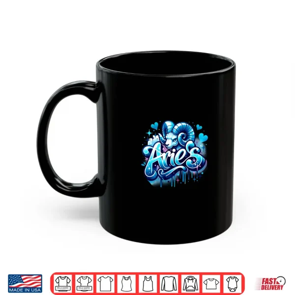 Blue Aries Zodiac Star Sign Shirt 3 Mug Blue Aries Zodiac Star Sign Shirt