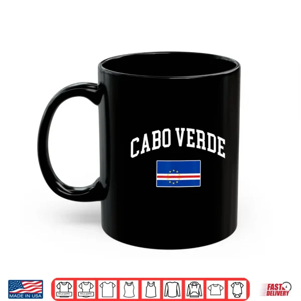 Mug Cabo Verde Flag Cabo Verdean Retro Vintage Classic Graphic Shirt