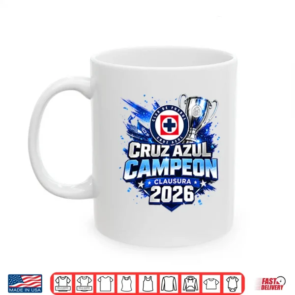 Mug Cruz Azul Campeon Clausura 2026 Shirt