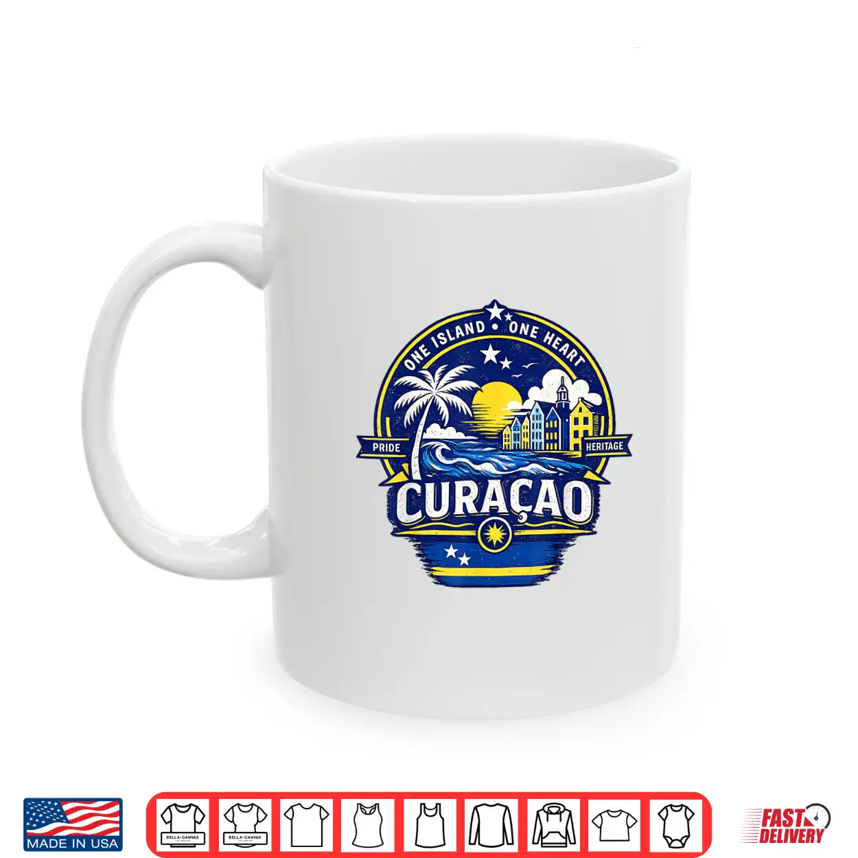 Curacao Island Pride Heritage Souvenir Caribbean Flag Shirt Curacao Island Pride Heritage Souvenir Caribbean Flag Shirt