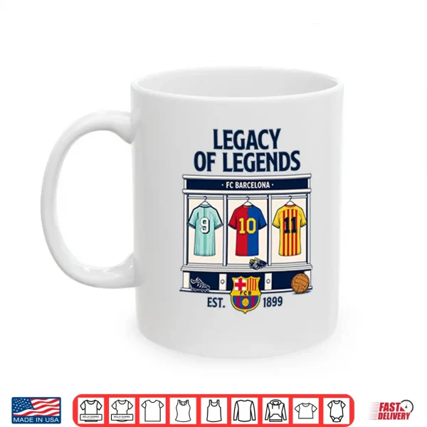 Mug FC Barcelona Legacy Of Legends Est 1899 Shirt 2