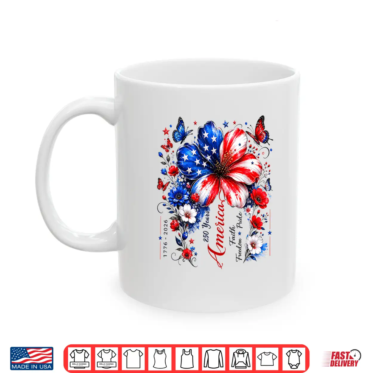 Floral Usa Flag 250Th Anniversary 1776 2026 4Th Of July Shirt Floral Usa Flag 250Th Anniversary 1776 2026 4Th Of July Shirt