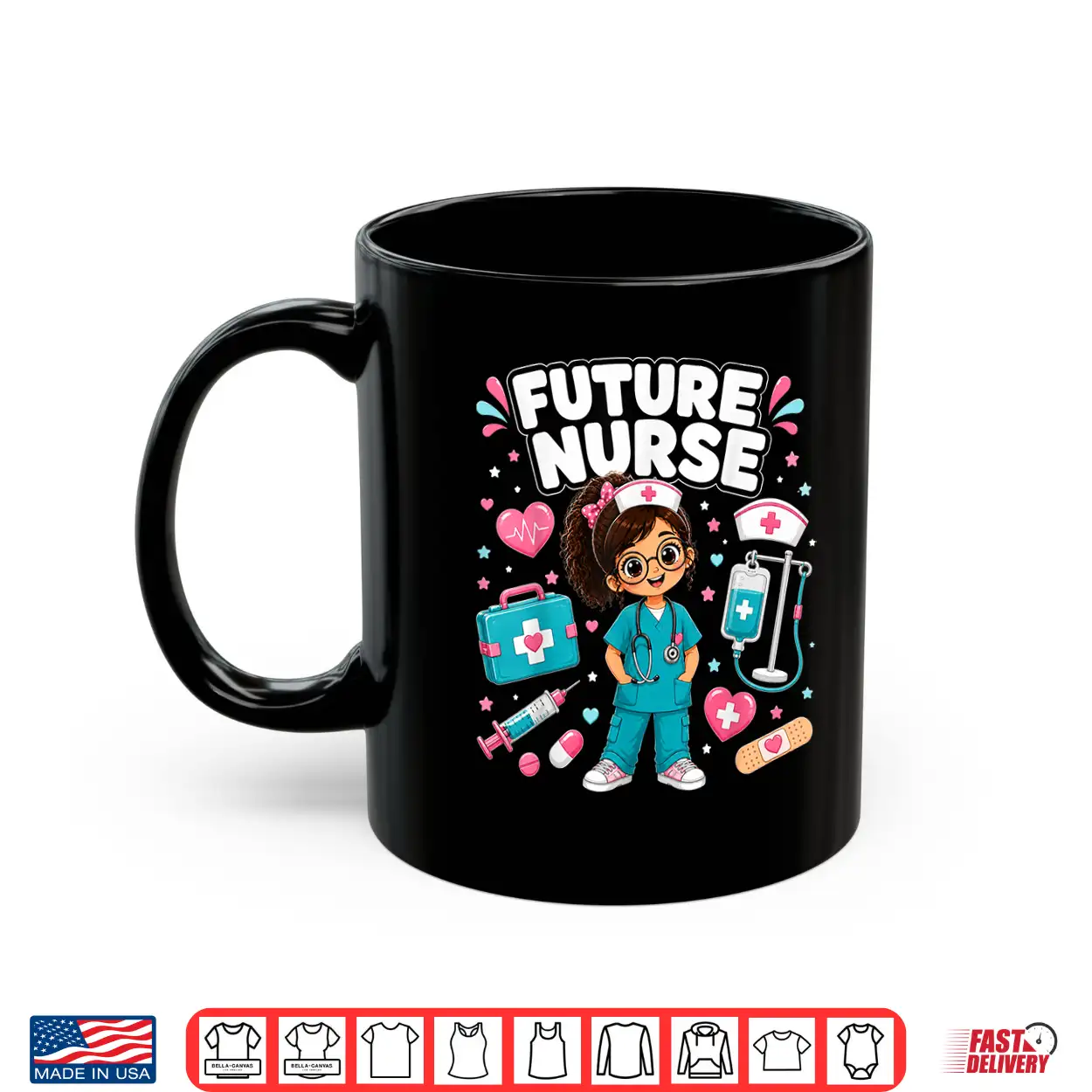 Future Nurse Cute Girl Medical Career Gifts For Girls Kids Shirt Future Nurse Cute Girl Medical Career Gifts For Girls Kids Shirt