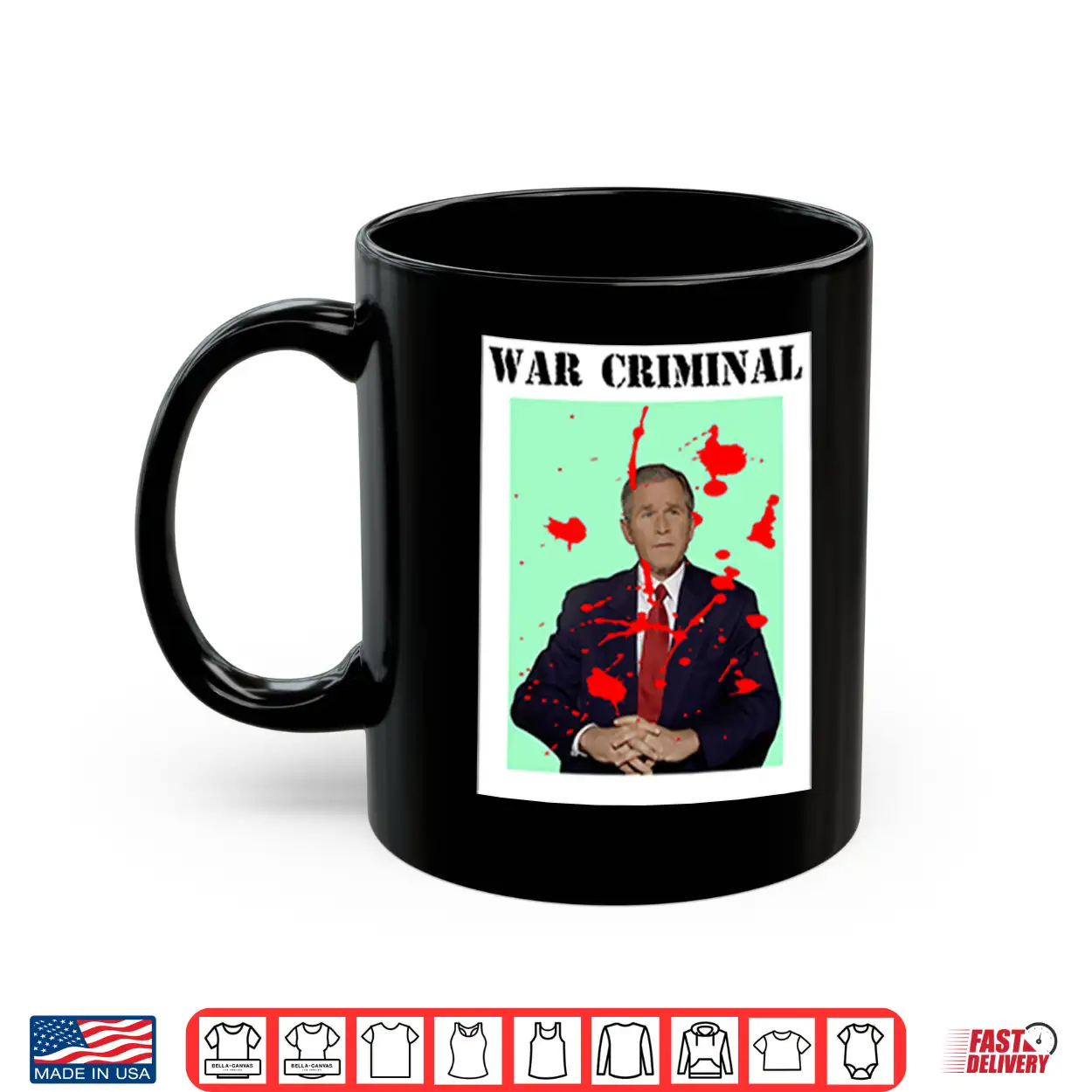 George W. Bush War Criminal Shirt George W. Bush War Criminal Shirt