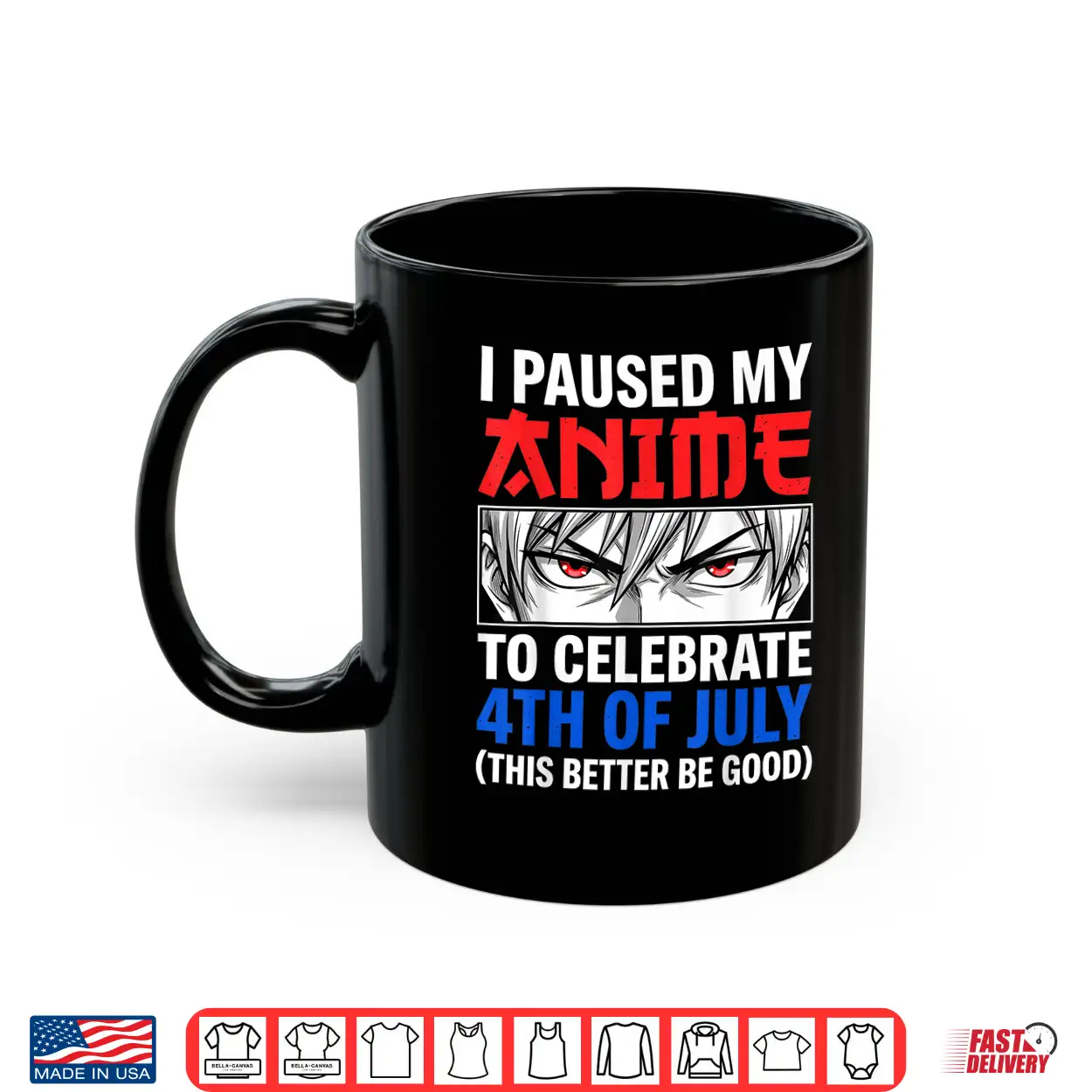 I Paused My Anime To Celebrate 4Th Of July Shirt I Paused My Anime To Celebrate 4Th Of July Shirt