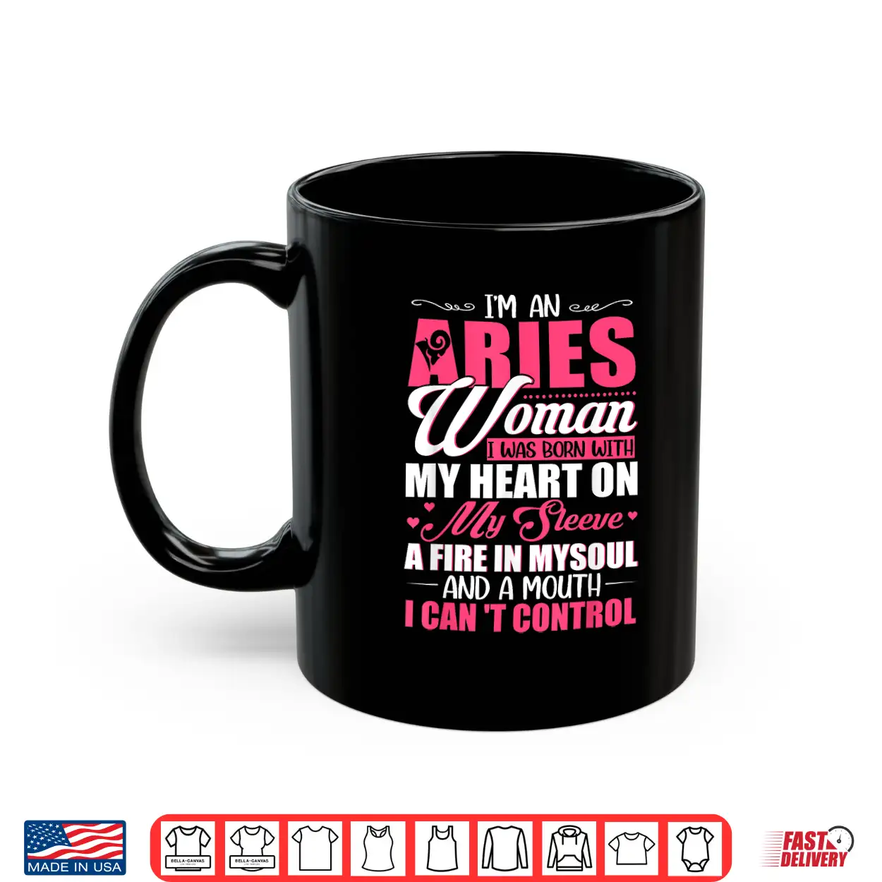 I’M Aries Woman With A Mouth I Can’T Control Funny Women Shirt I’M Aries Woman With A Mouth I Can’T Control Funny Women Shirt