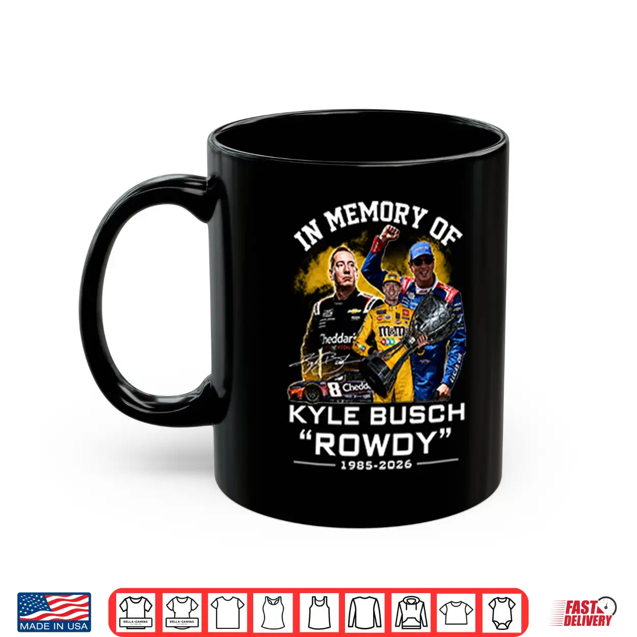 In Memory Of Kyle Busch Rowdy 1985 2026 Shirt In Memory Of Kyle Busch Rowdy 1985 2026 Shirt