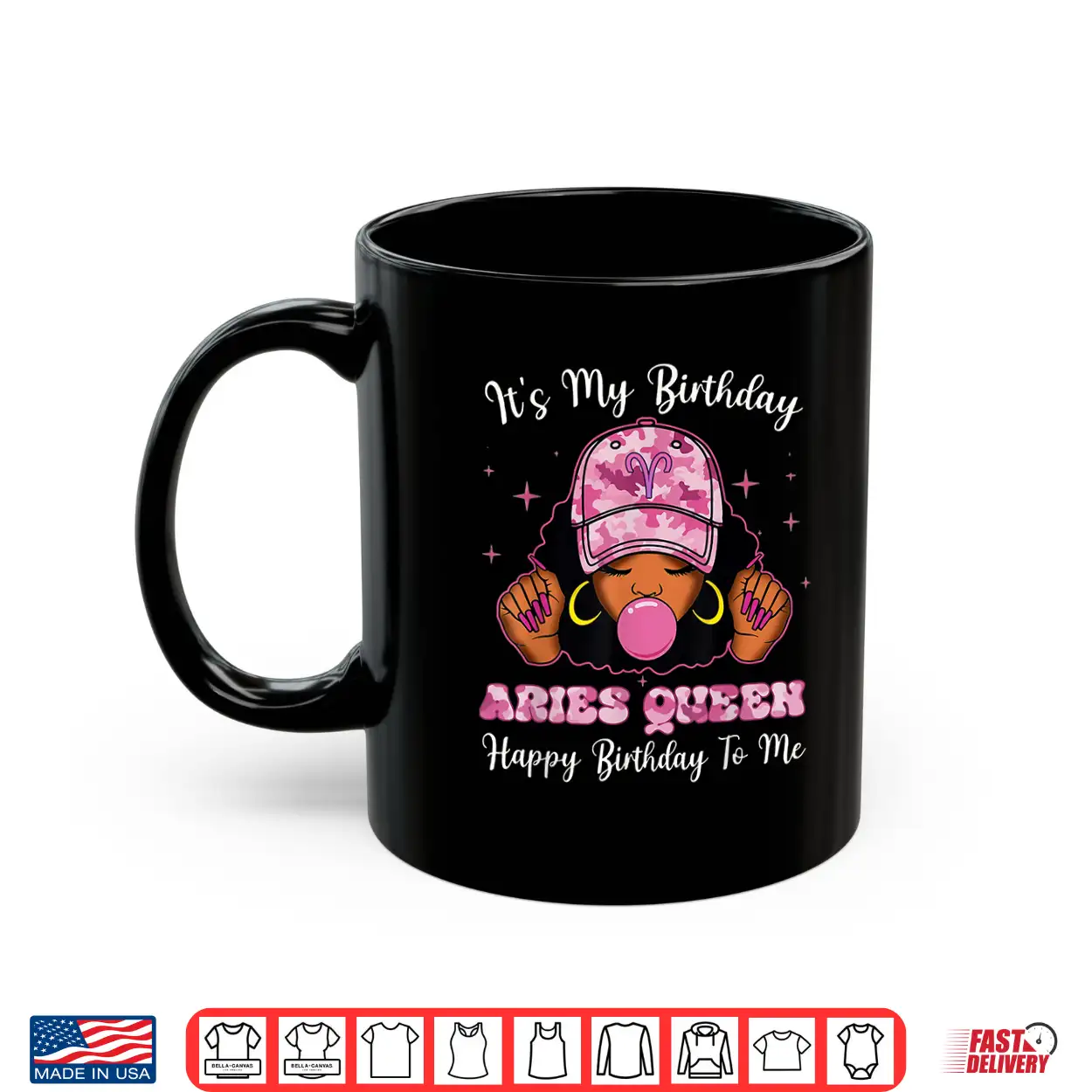 It’S My Birthday Aries Queen Black Woman Zodiac Birthday Shirt It’S My Birthday Aries Queen Black Woman Zodiac Birthday Shirt