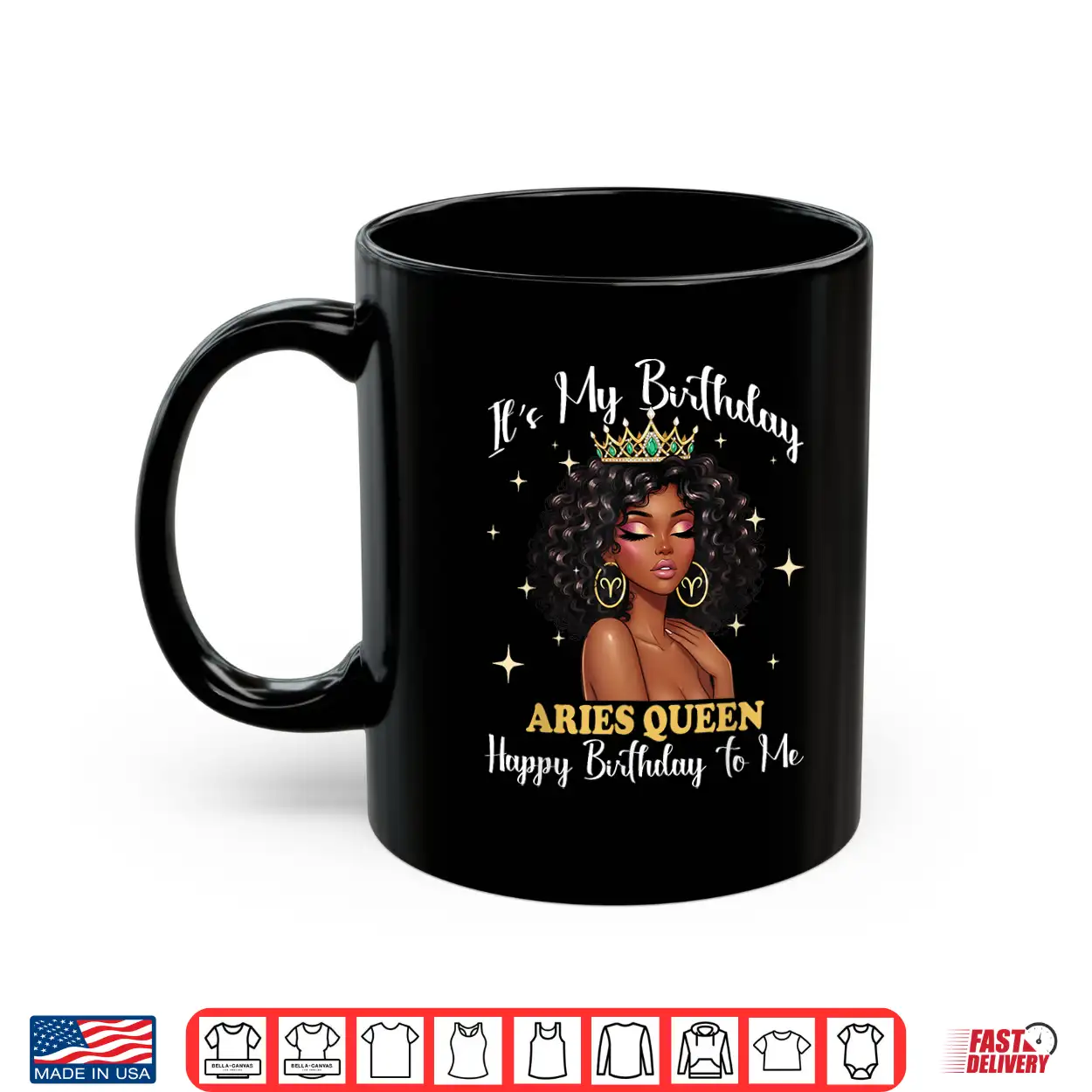 It’S My Birthday Aries Queen Women Girl Zodiac Sign Shirt It’S My Birthday Aries Queen Women Girl Zodiac Sign Shirt