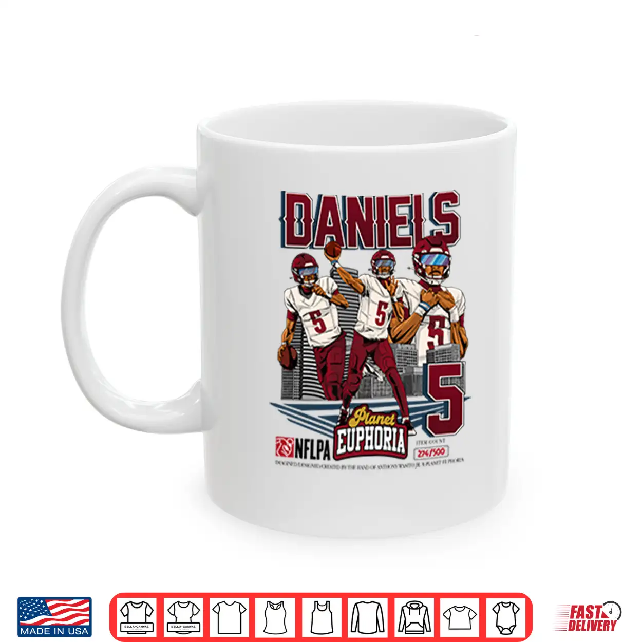 Jayden Daniels Vintage Football Shirt Jayden Daniels Vintage Football Shirt