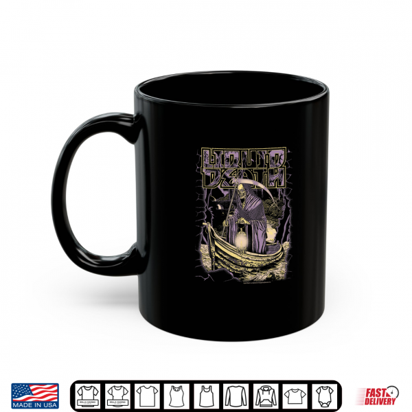 Mug Liquid Death River Styx Reaper Scene Heavy Metal Water Premium Tri Blend Shirt