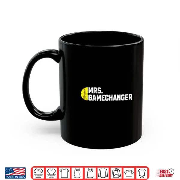 Mrs. Gamechanger Softball Scorekeeper Love Shirt 3 Mug Mrs. Gamechanger Softball Scorekeeper Love Shirt