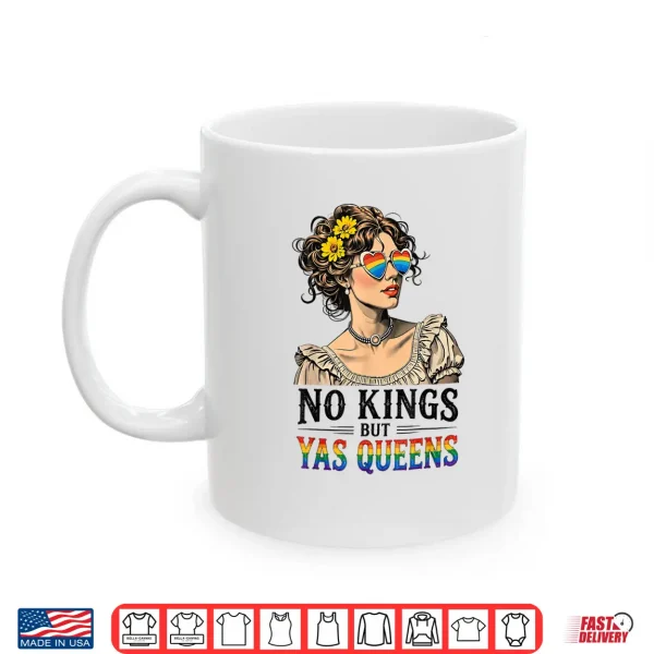 No Kings But Yas Queens Retro Lgbtq Pride Month Ally Pride Shirt 3 Mug No Kings But Yas Queens Retro LGBTQ Pride Month Ally Pride Shirt