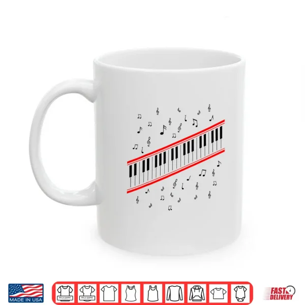 Piano Keys Lover Beat It Pianist 1980S Dance Costume Music Shirt 3 Mug Piano Keys Lover Beat It Pianist 1980s Dance Costume Music Shirt