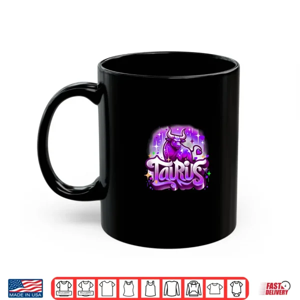 Mug Purple Taurus Zodiac Star Sign Shirt