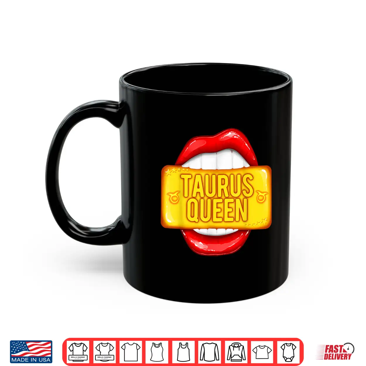 Quirky Taurus Queen Red Lips Bite Big Zodiac Sign Shirt Quirky Taurus Queen Red Lips Bite Big Zodiac Sign Shirt