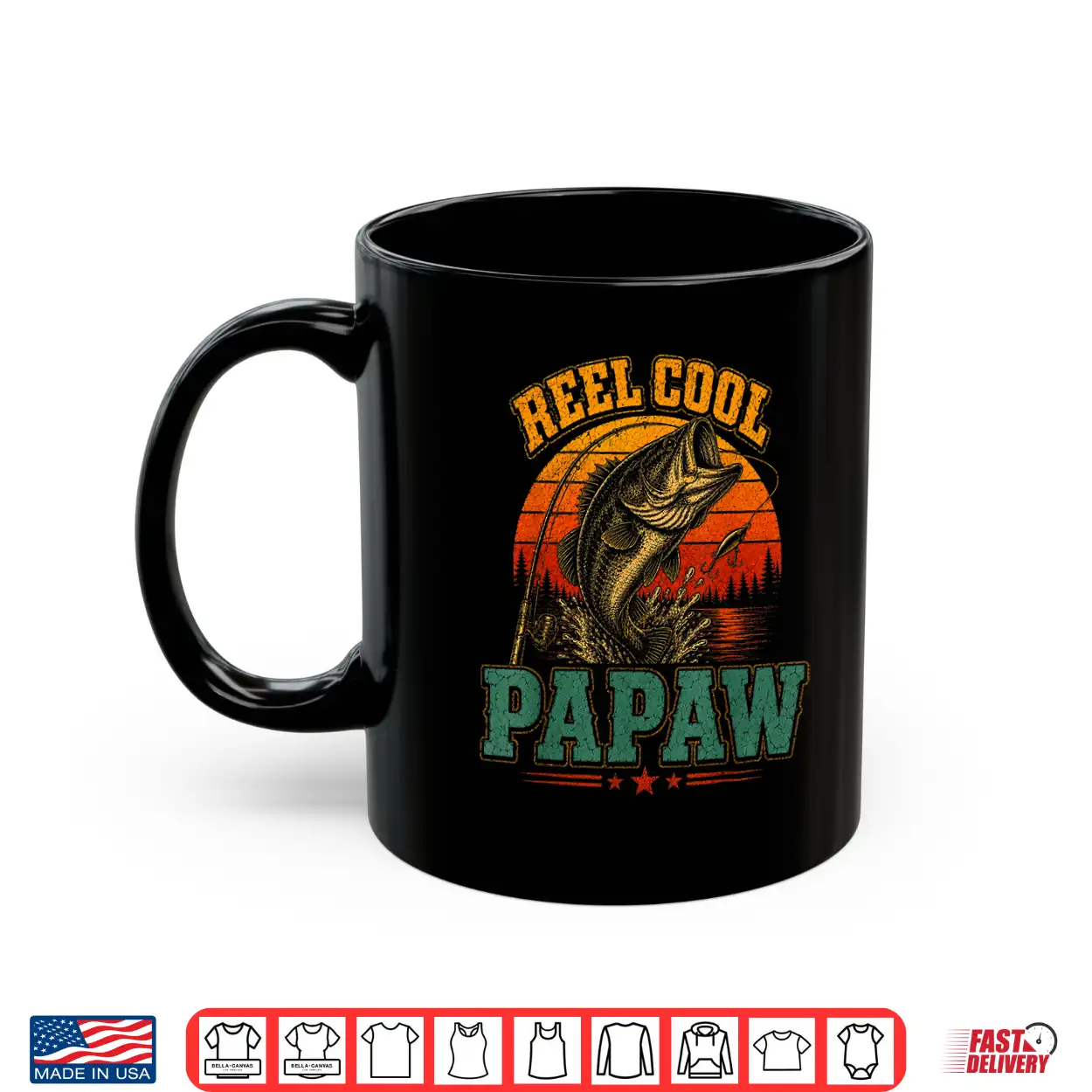 Reel Cool Papaw Vintage Fishing Retro Sunset Father’S Day Shirt Reel Cool Papaw Vintage Fishing Retro Sunset Father’S Day Shirt