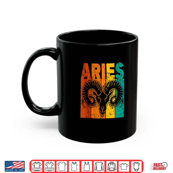 Retro Zodiac Sign Aries Shirt 3 Mug Retro Zodiac Sign Aries Shirt