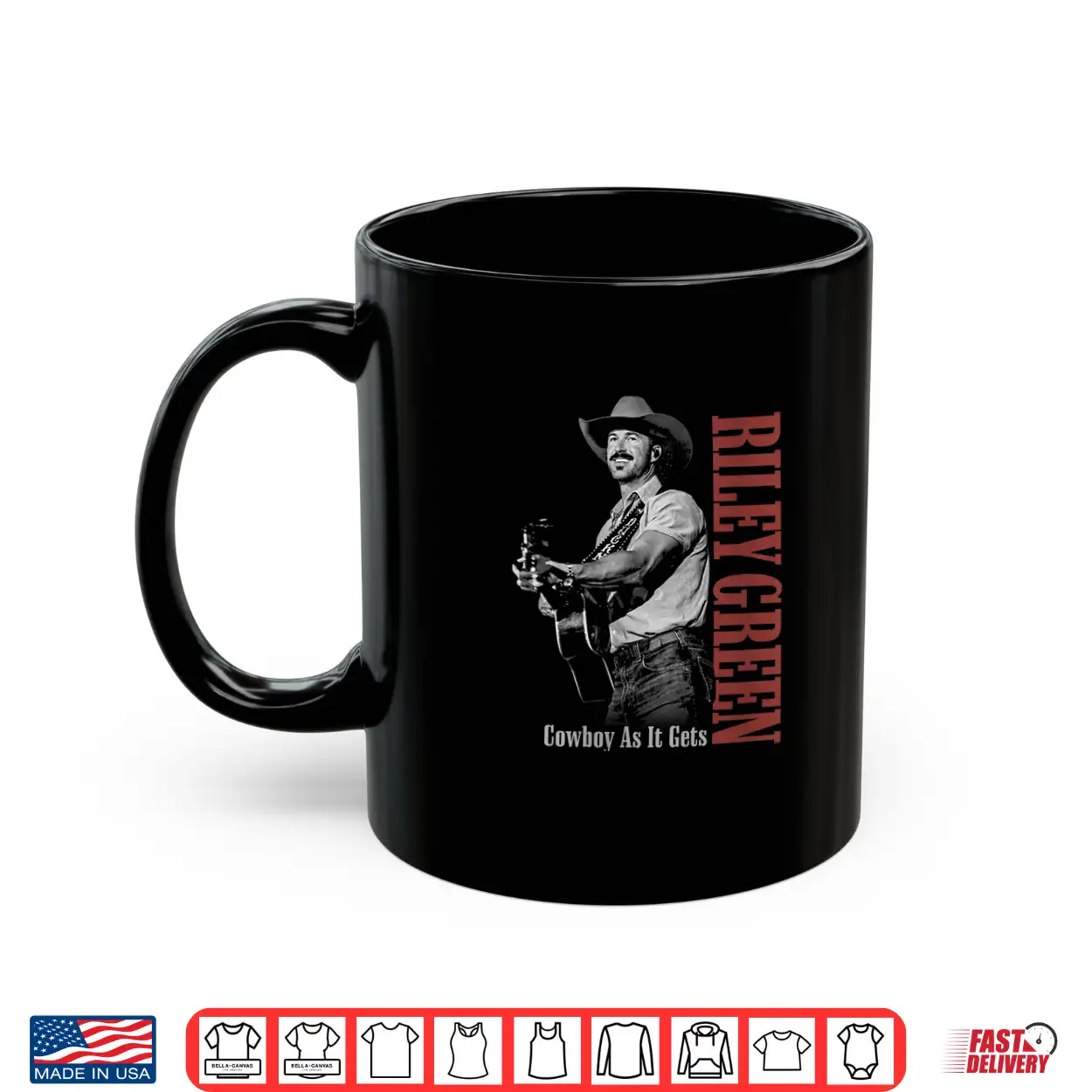 Riley Green Cowboy Guitar Shirt Riley Green Cowboy Guitar Shirt
