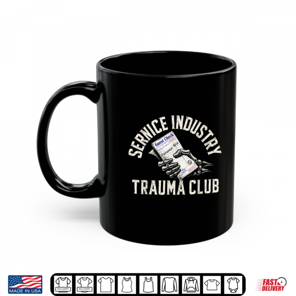Mug Service Industry Trauma Club Bill Skeleton Hand Shirt