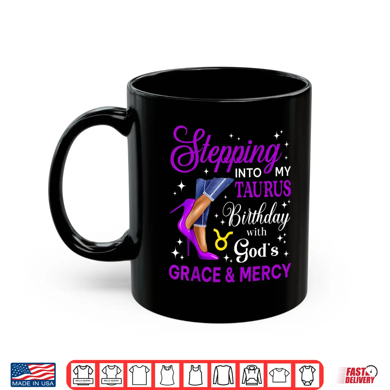 Stepping Into Taurus Birthday Women High Heels Zodiac Shirt Stepping Into Taurus Birthday Women High Heels Zodiac Shirt