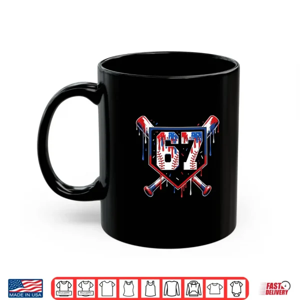 Summer Six Seven Baseball Dripping Red White Blue Usa Shirt 3 Mug Summer Six Seven Baseball Dripping Red White Blue USA Shirt