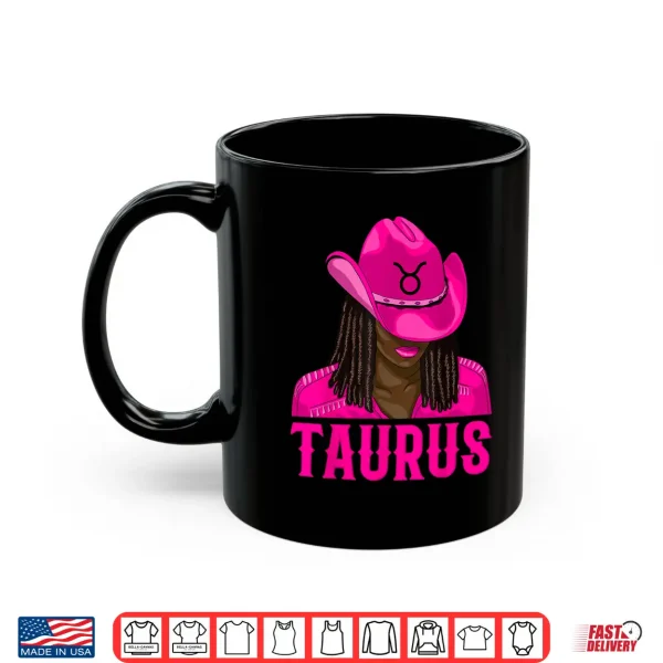 Taurus Western Cowgirl African American Black Women Shirt 3 Mug Taurus Western Cowgirl African American Black Women Shirt