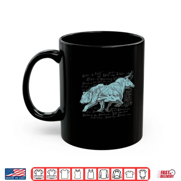 Mug Taurus versus Bear Stock Market Investor Options Trader Shirt