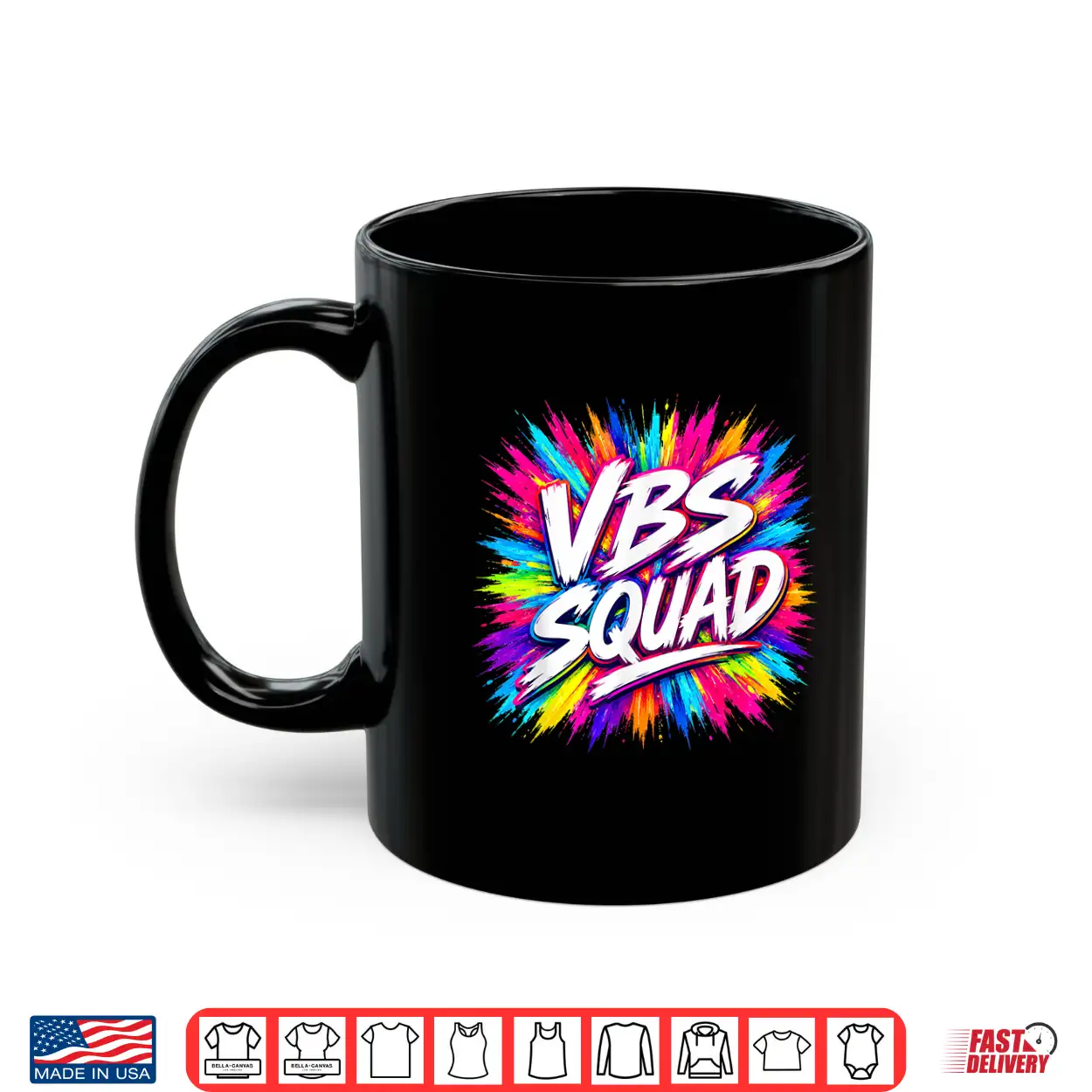 Vbs Squad Colorful Splash Vacation Bible School Volunteer Shirt Vbs Squad Colorful Splash Vacation Bible School Volunteer Shirt