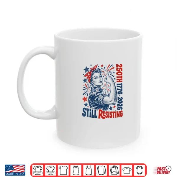 Mug Vintage Americana Rosie the Riveter USA 250th Womens Shirt