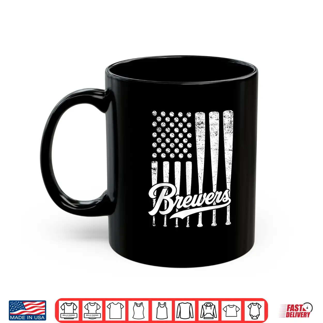 Vintage Brewers Baseball American Us Flag For Men Women Kids Shirt Vintage Brewers Baseball American Us Flag For Men Women Kids Shirt