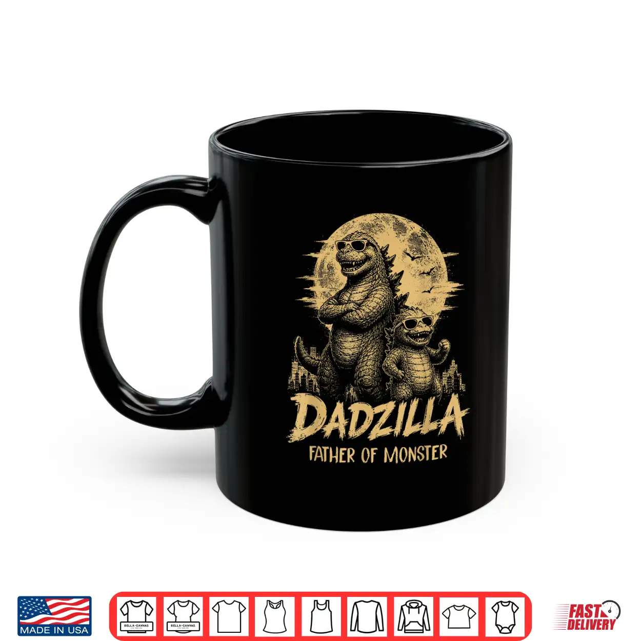Vintage Dadzilla Father Of The Monsters Dad Son Daughter Shirt Vintage Dadzilla Father Of The Monsters Dad Son Daughter Shirt