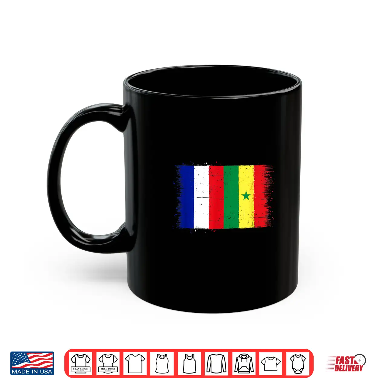 Vintage Senegal France Flag For Proud Senegalese French Fan Shirt Vintage Senegal France Flag For Proud Senegalese French Fan Shirt