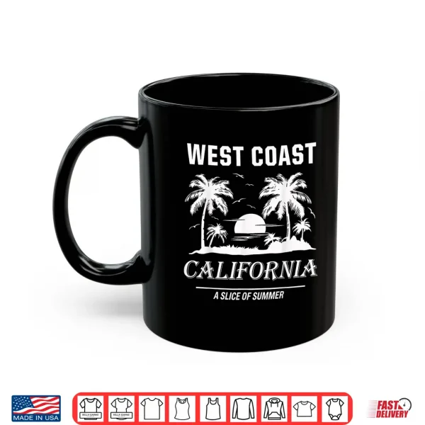 Mug Vintage West Coast California Beach Summer Graphic Shirt