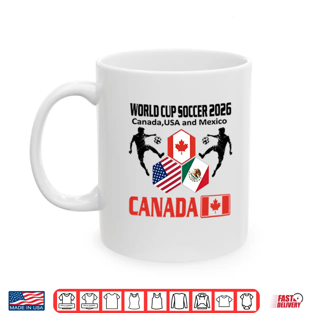 World Cup Soccer 2026 Canada Usa And Mexico Shirt World Cup Soccer 2026 Canada Usa And Mexico Shirt