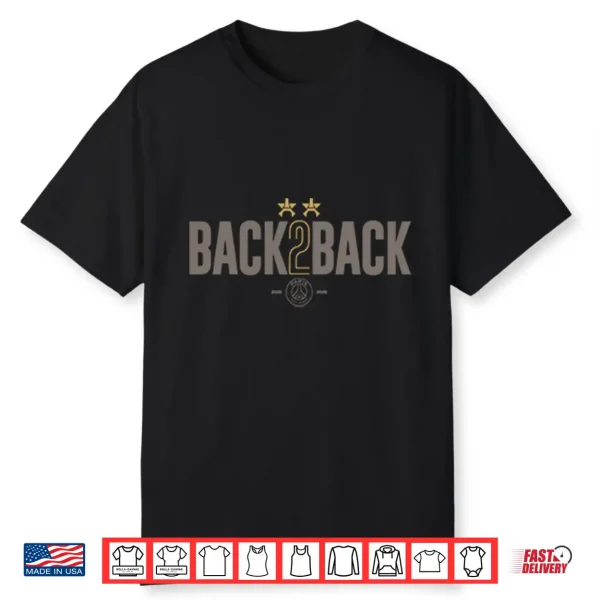 Paris Saint Germain Back2Back Uefa Champions Shirt