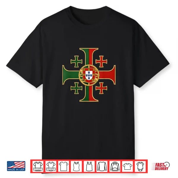 Portuguese Jerusalem Cross Catholic Portugal Shirt