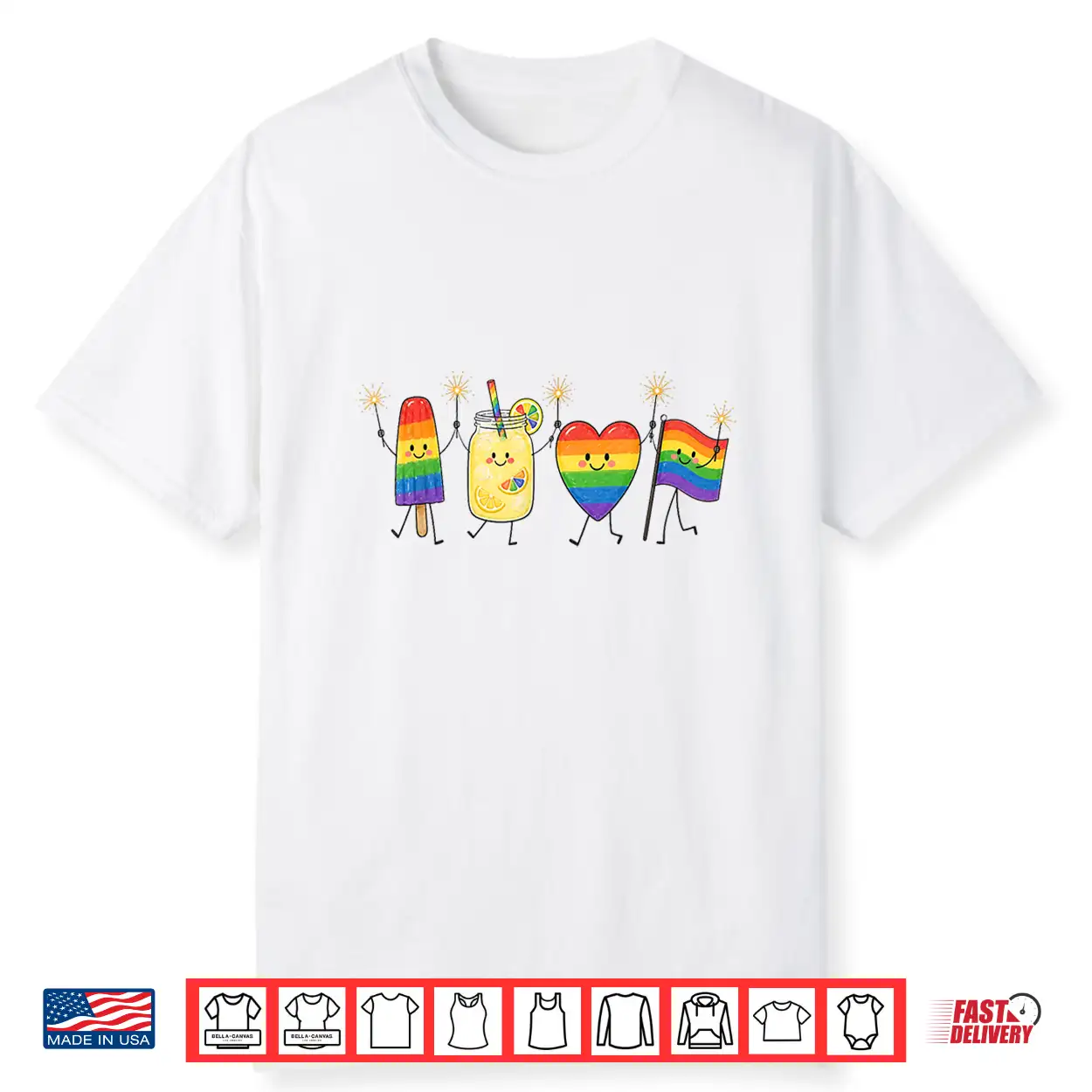 Rainbow Heart Flag Popsicle Summer Pride Month Gay Lgbtq Shirt Rainbow Heart Flag Popsicle Summer Pride Month Gay Lgbtq Shirt