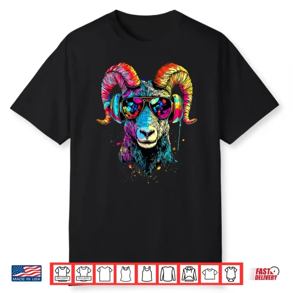 Ram Mouflon Aries Domestic Sheep Wild Sheep Male Sheep Shirt