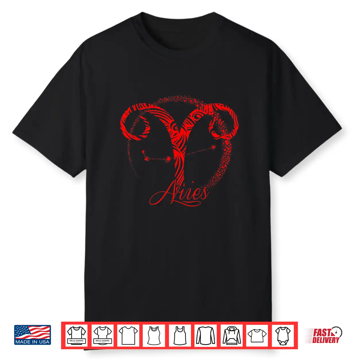 Red Aries Zodiac Sign Stars March Or April Birthday Gift Shirt Red Aries Zodiac Sign Stars March Or April Birthday Gift Shirt