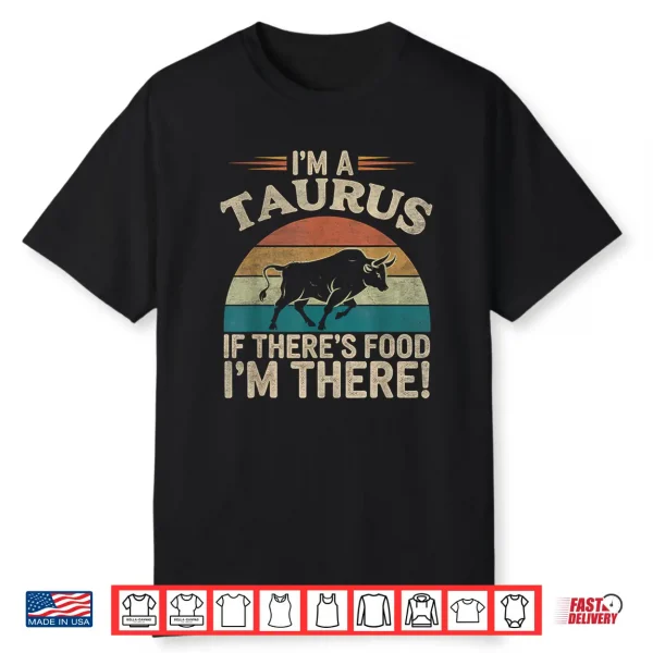 Retro Vintage Design Taurus Zodiac Sign Birthday Horoscope Shirt