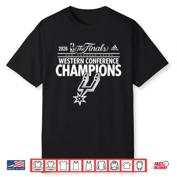 San Antonio Spurs Western Conference Champions 2026 Shirt