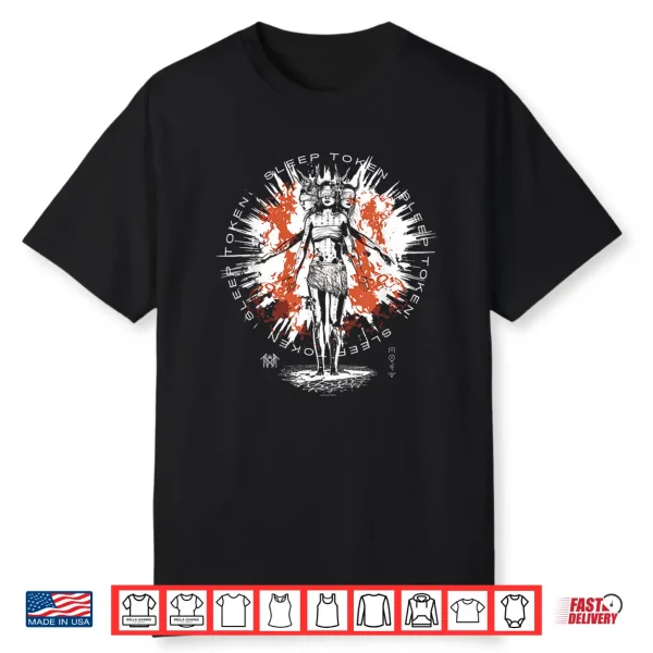 Sleep Token Rain Navy Shirt
